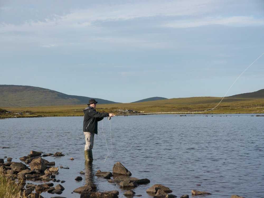 Fly fishing. 