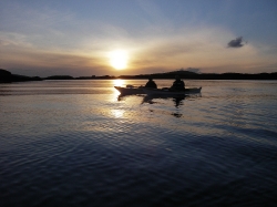 Kayaking. 